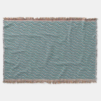 Manta Olhar Linen das Ondas do Oceano