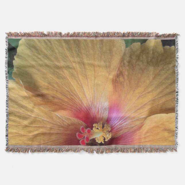 Manta Orange Hibiscus Ruffle (Frente)