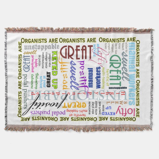 Manta Os organistas são tudo (Frente)