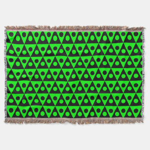 Manta Padrão 260514 - Verde em preto