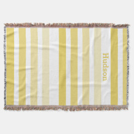 Manta Padrão de distribuição amarela personalizada