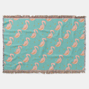 Manta Padrão Flamingo Rosa 2