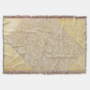 Manta Padrão Floral do Crochet Lace antigo + suas ideias