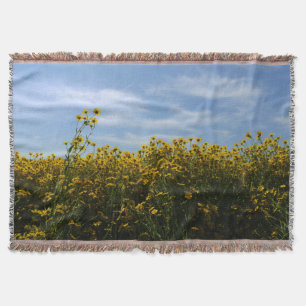 Manta Paisagem de Campo de Flor Amarelo
