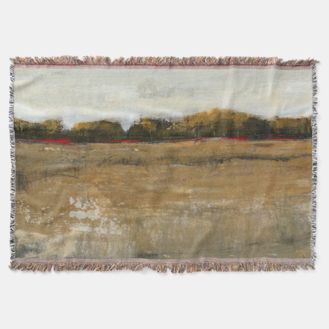 Manta Paisagem Verde do Campo Esmagável (Frente)