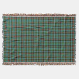 Manta Paisley District Tartan Throw Blanket