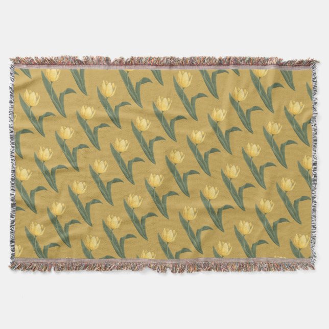 Manta Páscoa Tulip em branco com Páscoa clássica (Frente)