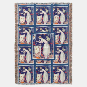 MANTA PEIXE BURACO, FASHIÃO DE BELEZA ARTE DECO