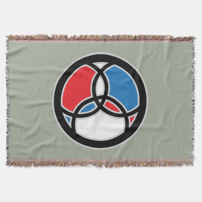 Manta Peixe Jesus Trindade Vitral - RWB (Frente)