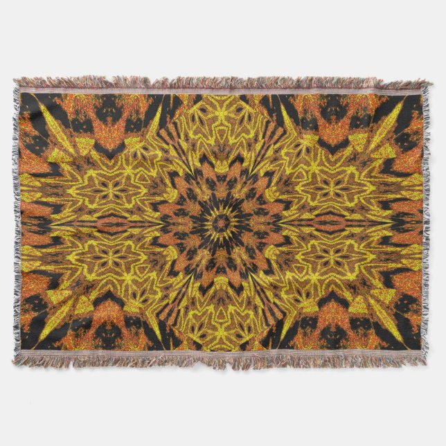 Manta Peony Amarelo (Frente)