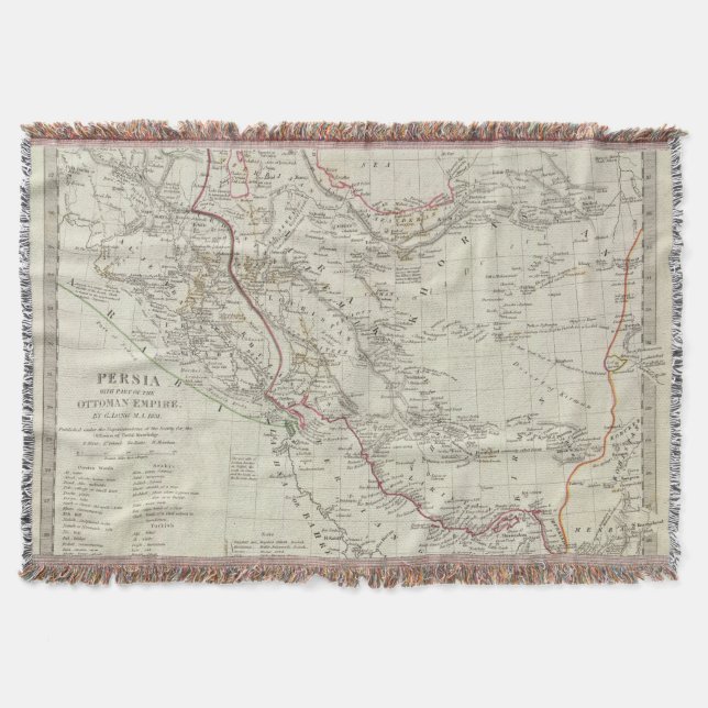 Manta Persia, império otomano (Frente)