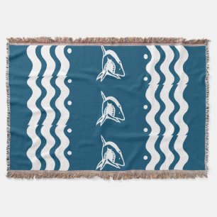 Manta Personalizar /.escolher fundo de cor do tubarão br