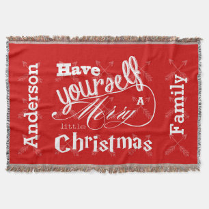 Manta Personalize Tenha Seu Feliz Natal