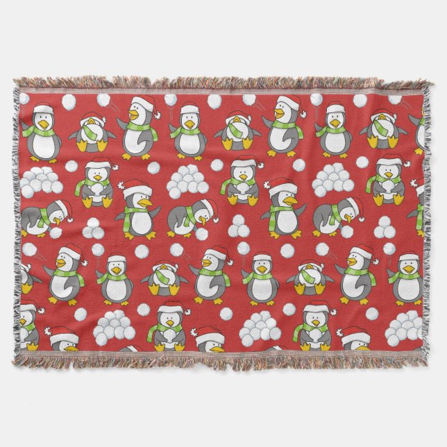 Manta Pinguins de Natal (Frente)