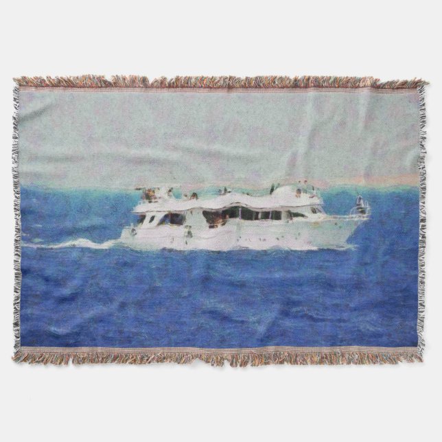 Manta Pintura de barcos (Frente)
