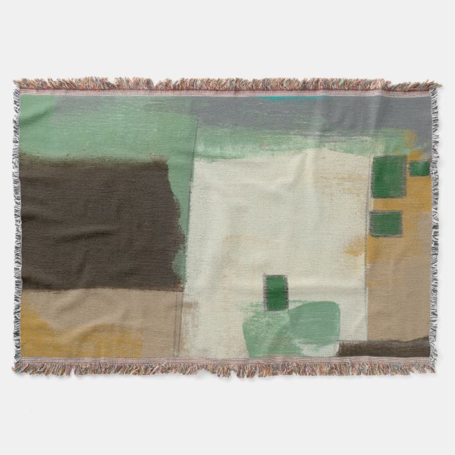 Manta Pintura expressionista com Traços Pesados de Pince (Frente)