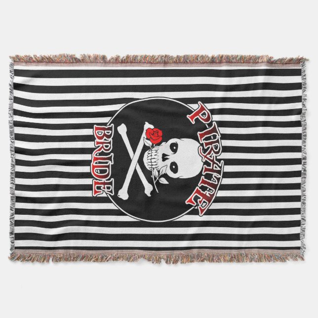 Manta Pirate Bride Throw (Frente)