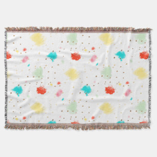 Manta PixDezines Cupcake Purpurina/Faux Ouro