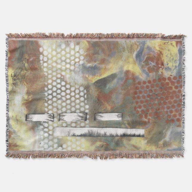 Manta Pixels II marmoreados (Frente)