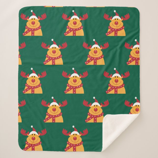 Manta Polar "Reno Nariz Roja" (Frente)