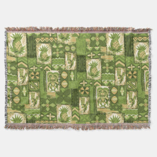 Manta Pomaika’i Tiki Havaiana Vintage Tapa
