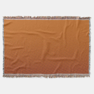 Manta Pontos Engraçados Padrão laranja vermelho + sua id