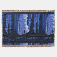 Poster da Viagens vintage da Caverna de Viagem