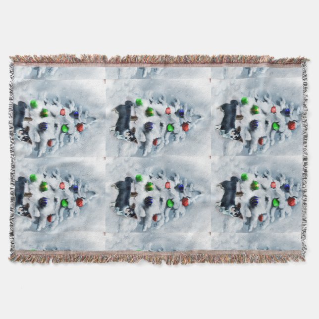 Manta Presentes de Natal de Cardigan Welsh Corgi (Frente)