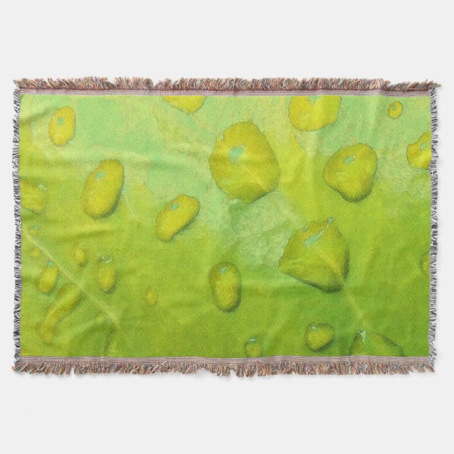 Manta Primavera Rain Abstrato (Frente)