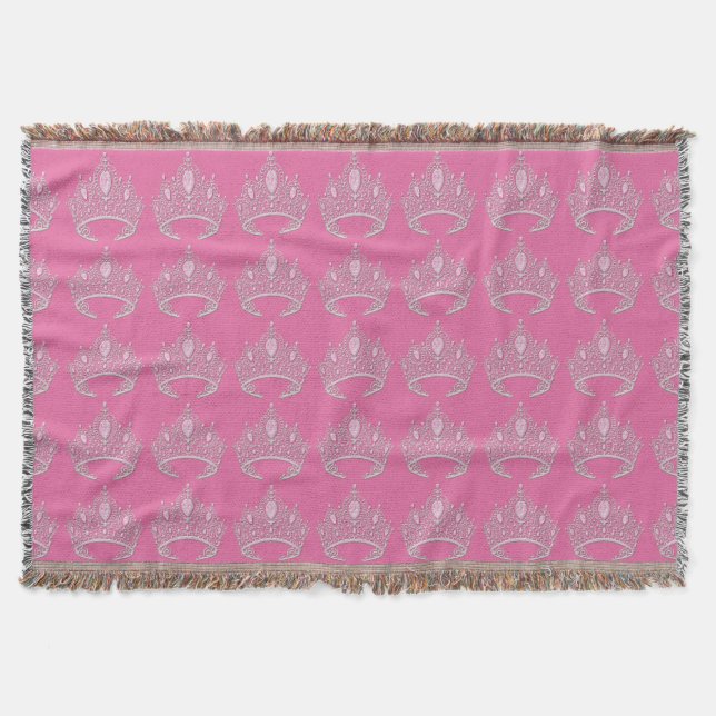 Manta Princesa Tiara Throw Blanket (Frente)
