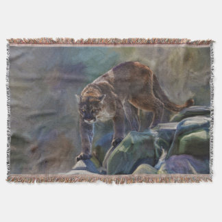 Manta Prowling Cougar Mountain Lion Willife Design