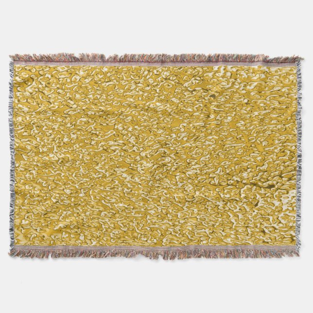 Manta PURE DOURADO Patterno + suas ideias (Frente)