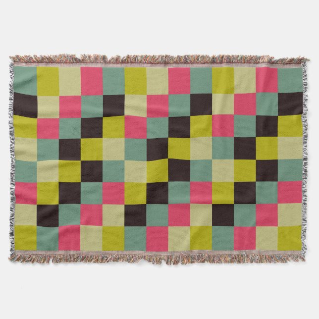 Manta Quadrados coloridos 06 (Frente)