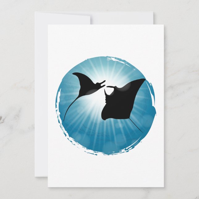 Manta Ray Underwater Aquatic Life (Frente)