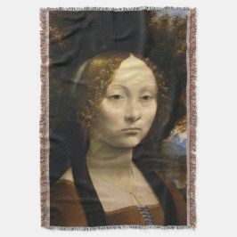 Manta Retrato de Ginevra de Benci por Leonardo da Vinci