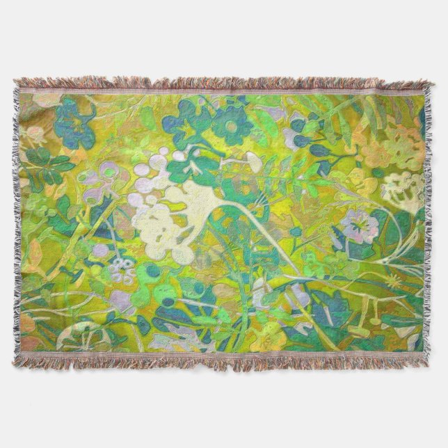 Manta Retro Floral Wacky 2 (Frente)