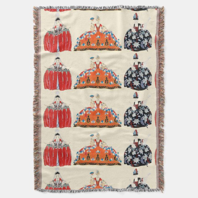 MANTA ROCOCO LADY BEAUTY, FASHION COSTUME DECO (Frente Vertical)