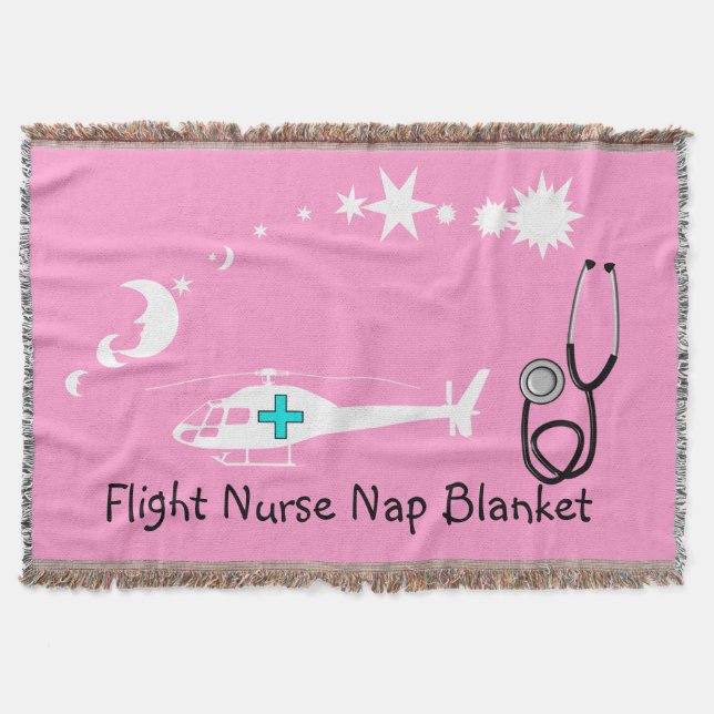 Manta Rosa da cobertura da sesta da enfermeira (Frente)
