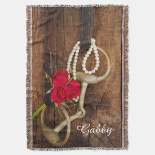 Manta Rosa vermelha e País do Bit Cavalo Ocidental