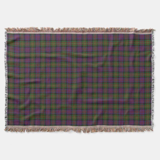 Manta Scottish Clan Carnegie Tartan (Frente)