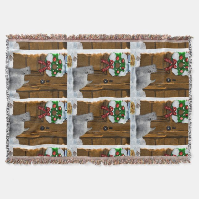 Manta Sealyham Terrier Christmas (Frente)