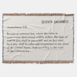 Manta Sétima Emenda Constituição Lei de Direitos