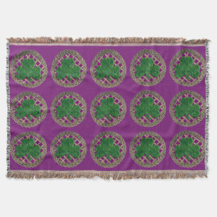 Manta Shamrock Roxo Nos Nossos Célticos Joga Cobertura