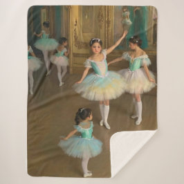 Manta Sherpa Bailarinas esperando el momento de ac