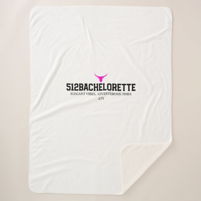 Manta Sherpa para Despedida de Solteira 512 | Noiv (Frente)