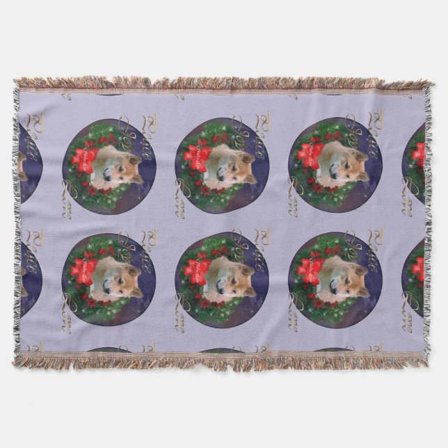 Manta Shiba Inu Natal (Frente)