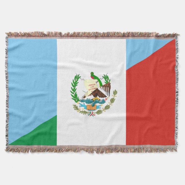 Manta símbolo da bandeira de guatemala México meio (Frente)