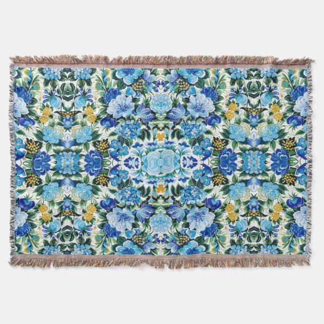 Manta Sonhos Florais #5 em Susiejayne (Frente)