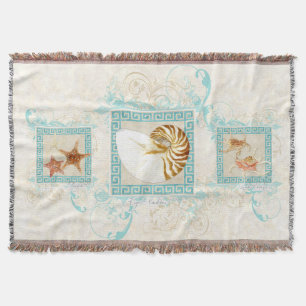 Manta Starfish Nautilus Conch Sea Shells Ocean Chave Gre