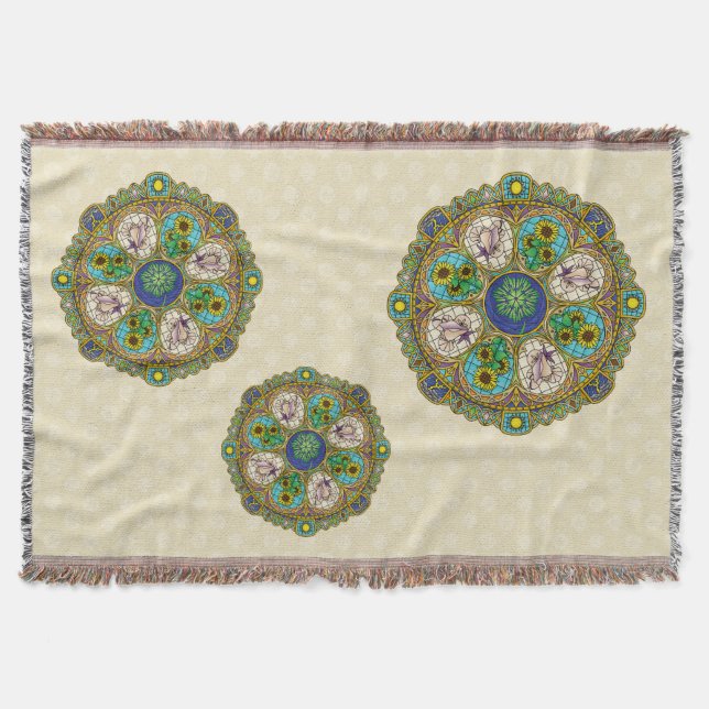 Manta Summer Nouveau Throw Blanket (Frente)